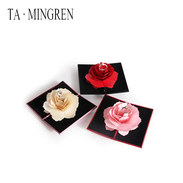 Kotak Perhiasan Cincin Bunga Mawar, Sarung HP Paling Romantis Hari Valentine Kreatif