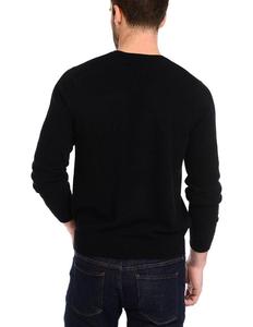 Maglione Pullover da <span class=keywords><strong>Uomo</strong></span> in Cashmere 100% con <span class=keywords><strong>Scollo</strong></span> a <span class=keywords><strong>V</strong></span>, Tinta Unita, Super Morbido - Product Image 6