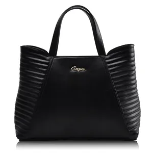 Guodi सबसे अच्छी कीमत नवीनतम ढोना बैग डिजाइन महिलाओं के हैंडबैग के साथ काले रंग