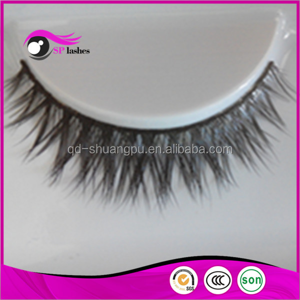 Doux Naturel Longtemps Réel Vison Cils Vison Faux Cils Bandes