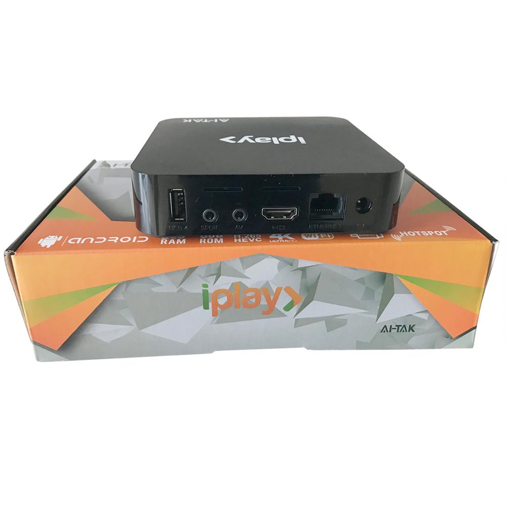 Мини HD IPTV поле Iplay цифровой спутниковый ресивер с обслуживание