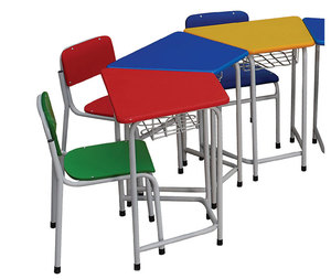 Juego de Mesa y Sillas de Muebles Infantiles Coloridos para Guardería y Escuela - Product Image 2