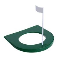 Drapeau de polissage de Golf vert, avec trous, équipement d'entraînement pour la pratique en intérieur