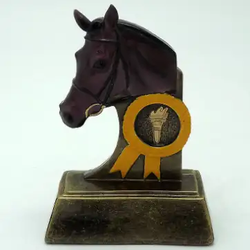 Pferderennen Memorial Champion Resin Craft Geschenk Dekoration Sport Trophy Prize Factory Auf Bestellung gefertigt