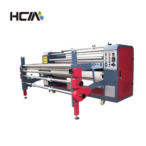 HCM Plus Bas Prix Tissu Coupe Rotative Pièces Rouleau Machine de Presse De Chaleur de Sublimation