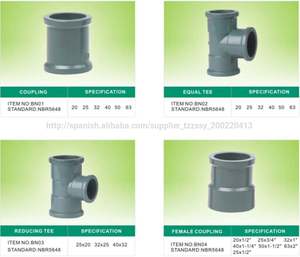 Plastico Manufacturero SD Tigre Las Guarniciones(Codo, Tee, Unión) - Product Image 5