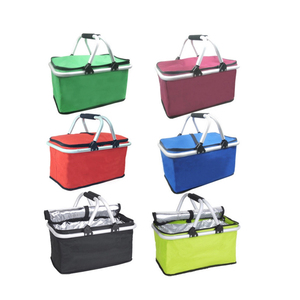 Sac isotherme pliable en aluminium, panier de pique-nique, glacière à vin portable - Product Image 1
