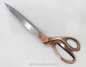 High Quality Stainless Steel Bronze Plated Tailor Fabric Scissor, Sewing Dressmaking Upholstery Fabric cutting Taylor Shear