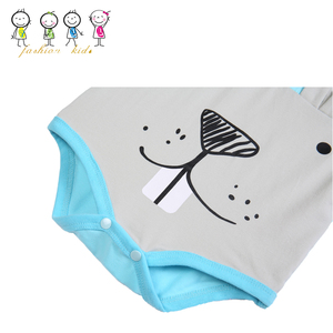 Hot Sale lovely baby boy <span class=keywords><strong>100</strong></span> cotton blue suit cuttie mouse pattern bubbler with cost wholesale - Product Image 5