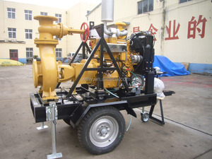 Conjunto de bomba de água para <span class=keywords><strong>motor</strong></span> diesel, com reboque para irrigação - Product Image 3