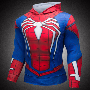 Venta al por mayor superhéroe <span class=keywords><strong>sudaderas</strong></span> con capucha 3D impresión corriendo sudadera hombres - Product Image 2