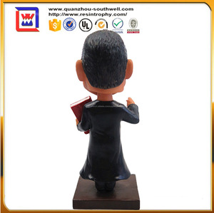 Chancelier et Presiding juge bobble head et polyrésine résine juge bobble head - Product Image 2