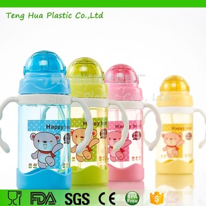 Libre de BPA botella de alimentación para bebes / niños con temperatura sintiendo la función y mango de la tapa 8168 - Product Image 1