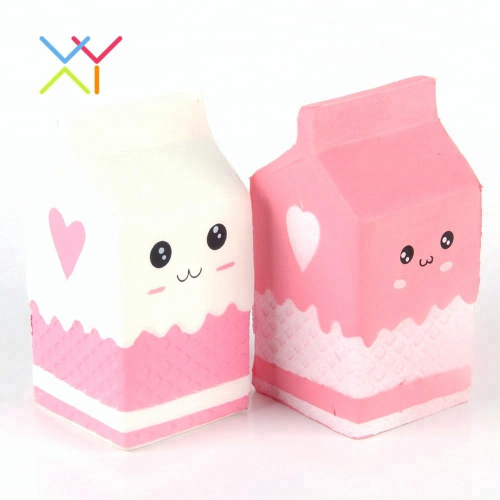 Высококачественная коробка для молока, сжимаемые сжималки для снятия стресса, милые кейсы для молока, оптовая продажа