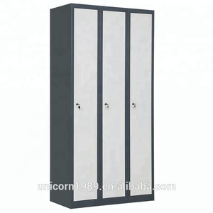 Giá Rẻ Giá Bán Buôn Durable Lạnh Thép Tủ Quần Áo Kết Hợp Phòng Tập Thể Dục Locker Nhân Viên Locker Phòng 3 Cửa Kim Loại Tủ Quần Áo Tủ - Product Image 5
