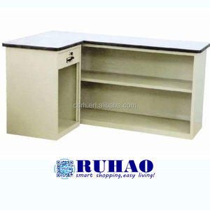 Table de <span class=keywords><strong>caisse</strong></span> RH-CR001 1500 mm, design simple, bureau, comptoir de <span class=keywords><strong>caisse</strong></span> petit et économique - Product Image 3