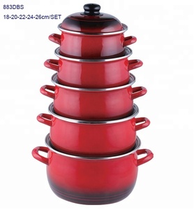 Casserole <span class=keywords><strong>en</strong></span> émail avec couvercle <span class=keywords><strong>en</strong></span> métal, ustensiles de cuisine <span class=keywords><strong>en</strong></span> <span class=keywords><strong>fonte</strong></span> 773 - Product Image 3