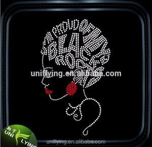 พลอยเทียมรีดผมสีชมพูแบบรีดติดด้วยความร้อน - Product Image 3