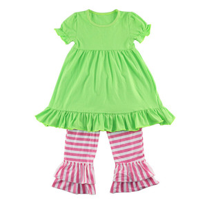 Nuevos productos de camisa de legging temporada de fútbol chica traje venta al por mayor ropa de los niños - Product Image 5