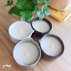 ECO friendly Cold press Organic Virgin Coconut oil Massage candle lotion candle