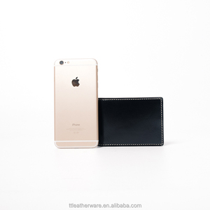 Slim Italian Veg Tanned Leather <b>Card</b> <b>Wallet</b> - Product Image 2