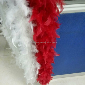 Plumas de Chandelle de pavo <span class=keywords><strong>blancas</strong></span> <span class=keywords><strong>baratas</strong></span> al por mayor para disfraces de boda y carnaval - Product Image 6