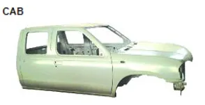 Voor Nissan Pick Up 720 1997- 2001 D22(6491) Auto Cab