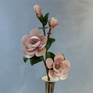 S-1196 Nuovo Design Direttamente dalla Fabbrica Grande <span class=keywords><strong>Fiore</strong></span> Artificiale di <span class=keywords><strong>Magnolia</strong></span> Bianca in PE per Decorazione Interna Domestica - Product Image 5