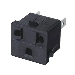 Hot New France American Brazil 250V 10A 3 pin socket electrical wall power socket industrial adapter