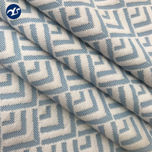 Các Mô Hình Màu Xanh Dệt Kim Vải Bán Buôn Jacquard Dệt Kim NệM VảI - Product Image 2