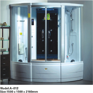 Salle de douche à vapeur multifonctionnelle, livraison gratuite, baignoire à vapeur avec TV et bluetooth - Product Image 3