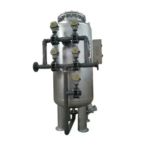 20m 3/saat su arıtma basınçlı otomatik geri yıkama kum filtre tankı