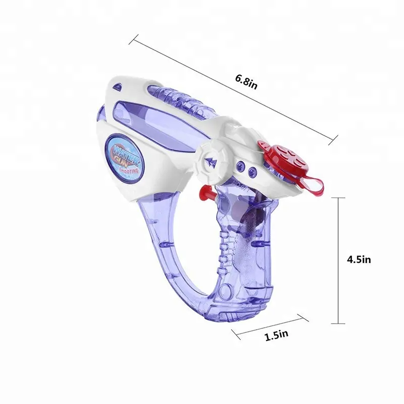 Mini pistolet à eau pour l'été, jouets promotionnels, bulle d'eau transparente, trempeur, jouet à vendre