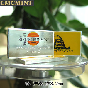 Miễn Phí Mẫu Vonfram Mạ Vàng Thanh Lưu Niệm Đồng Xu Bạc Thanh 1 Oz Vàng - Product Image 5