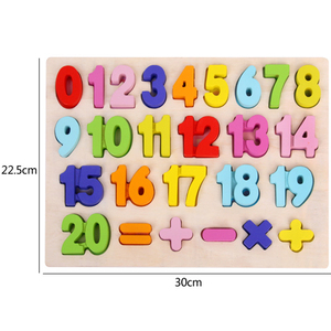 30cm Kid Early Educational Toys Baby Puzzle Alphabet Digit Number Letter Learning Education Child Wood Jigsaw Toy - Product Image 3