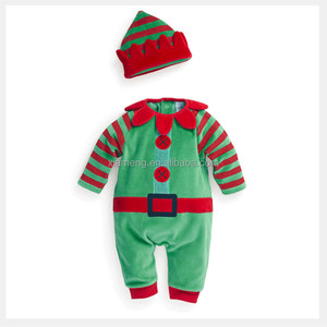 New style Christmas santa claus costume santarina costume for children Christmas santarina suit for baby - Product Image 5