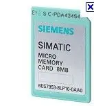 Siemens S7-300 Micro tarjeta de memoria (MMC) 8M 6ES7953-8LP20-0AA0