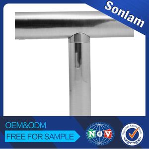 Excelente calidad <span class=keywords><strong>precio</strong></span> de fábrica Iso9001/BV/SGS <span class=keywords><strong>escalera</strong></span> de <span class=keywords><strong>acero</strong></span> <span class=keywords><strong>inoxidable</strong></span> <span class=keywords><strong>barandilla</strong></span> soporte - Product Image 4