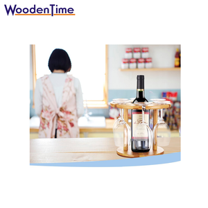 Bambou <span class=keywords><strong>Vin</strong></span> Bouteille En <span class=keywords><strong>Verre</strong></span> Titulaire Gobelets <span class=keywords><strong>Rouge</strong></span> <span class=keywords><strong>Vin</strong></span> <span class=keywords><strong>Verre</strong></span> Séchage Rack Présentoir pour 6 Verres <span class=keywords><strong>à</strong></span> <span class=keywords><strong>pied</strong></span> et 1 bouteille - Product Image 6