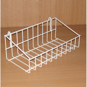 Estantería de metal para supermercado, accesorios de <span class=keywords><strong>tienda</strong></span> al por menor, tamaño pequeño, rejilla de alambre de acero colgante, cesta de exhibición - Product Image 3