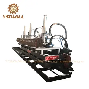 Sawmill high speed band saw log carriage for lumber cutting