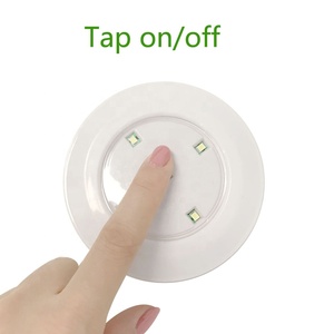 5 SMD 6500K Thay Đổi Màu Điều Khiển Từ Xa Có Thể Điều Chỉnh Độ Sáng Đèn Ngủ Puck Cảm Biến Cảm Ứng <span class=keywords><strong>LED</strong></span> Dưới Tủ Bếp Đóng Đèn - Product Image 3