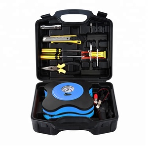Jutien – kit d'outils de réparation de voiture, ordinateur portable Automobile, vente en gros, ensemble avec gonfleurs de <span class=keywords><strong>pneus</strong></span>, pinces à tête de foret hélicoïdale - Product Image 2