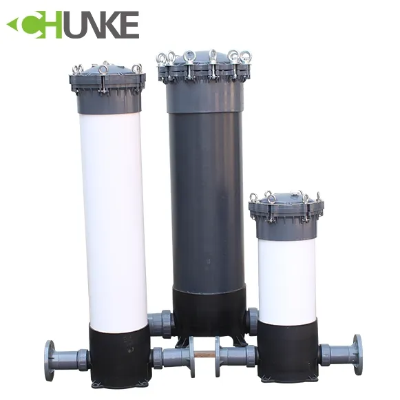 Chunke 20 "* 5 Round Pvc Plastic Multi-Cartridge Filter Housing And Bag wasser filtration