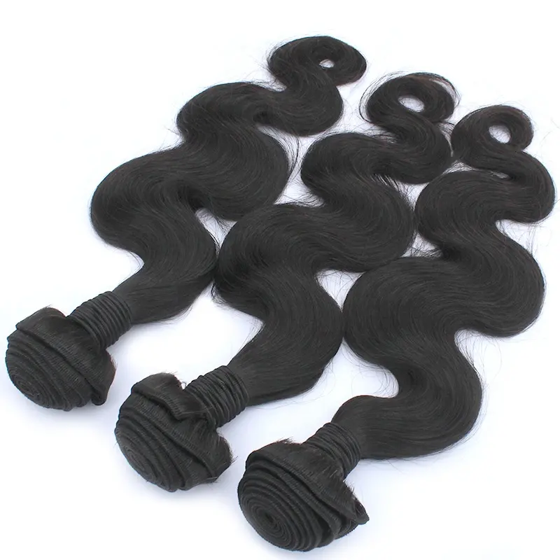 No Mixed No Synthetic Hair 100 Virgin Remy Indian Human Hair Body Wave Bundles