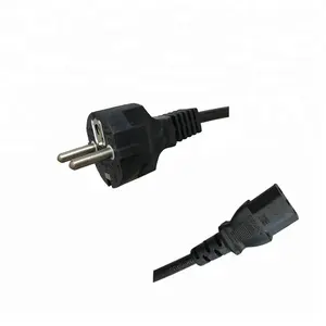 High quality security insulated european power outdoor extension cord c7 power cable uk c13 c14 adapter extension cord brazilian