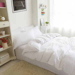 Linge <span class=keywords><strong>de</strong></span> <span class=keywords><strong>lit</strong></span> double blanc 100% coton, haute qualité, collection hôtel <span class=keywords><strong>de</strong></span> luxe, linge <span class=keywords><strong>de</strong></span> <span class=keywords><strong>lit</strong></span> bon marché, vente en gros - Product Image 3