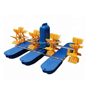 New design 304 stainless 1HP paddle wheel aerator with plastic gear box for fish farm shrimp pond
