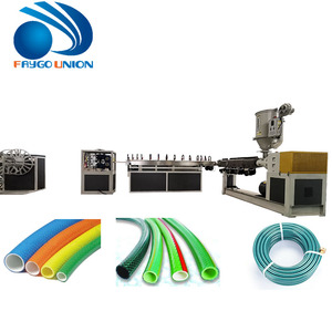 <span class=keywords><strong>Machine</strong></span> pour fabrication de tuyaux renforcés, hydraulique, tressée en spirale, plate et flexible, en plastique, pvc, 16-63mm, 10-15 m/min, pour l'eau - Product Image 2