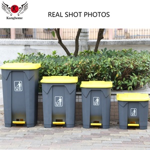 <span class=keywords><strong>Cubo</strong></span> de <span class=keywords><strong>basura</strong></span> de plástico de alta calidad, 45l, para exteriores, color <span class=keywords><strong>gris</strong></span> y amarillo, al por mayor - Product Image 4